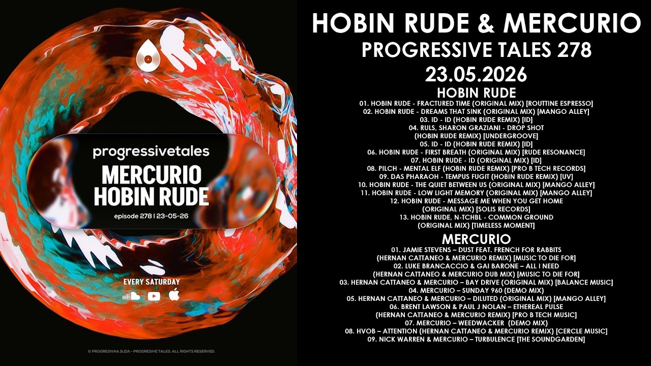HOBIN RUDE (Serbia) & MERCURIO (Argentina) @ Progressive Tales 278 23.05.2026