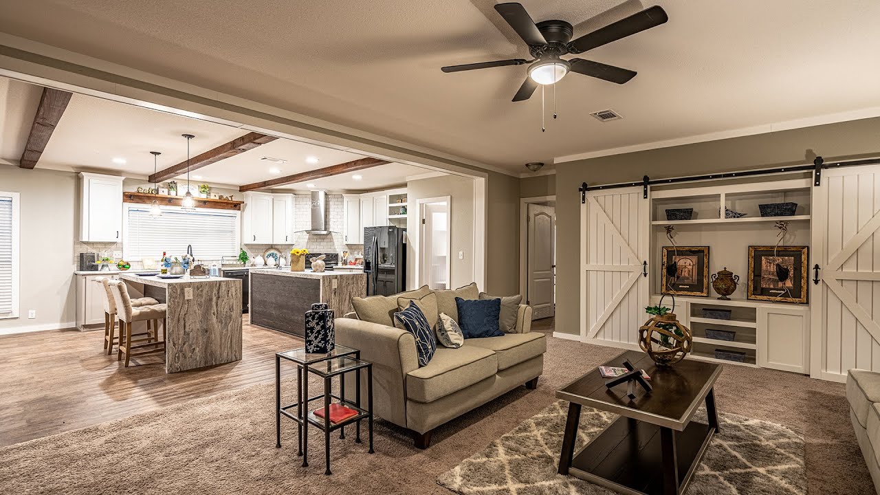 DOUBLE KITCHEN ISLANDS in the beautiful Manufactured Home! MUST SEE