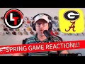 Georgia offense sucks bama defense sucks spring game reaction