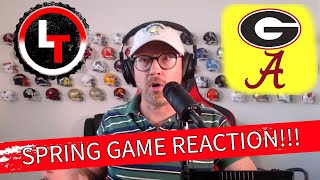 GEORGIA OFFENSE SUCKS? BAMA DEFENSE SUCKS? SPRING GAME REACTION