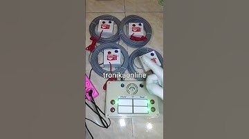 PULL CORD DUAL INDICATOR 4CH Emergency Alarm Set Panic Button PCDI4