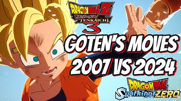 Dragon Ball: Budokai Tenkaichi 3 vs Sparking! ZERO | Goten 2007 v 2024