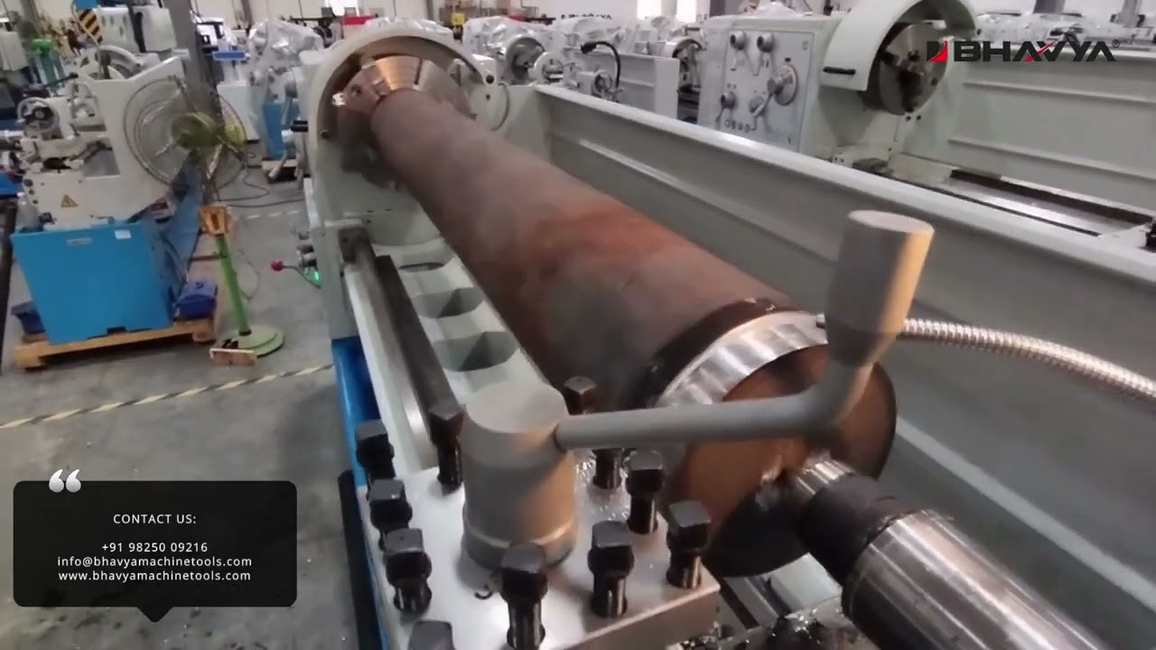HST 66 X 3000mm  - High-Speed All Geared Lathe Machine Working Video