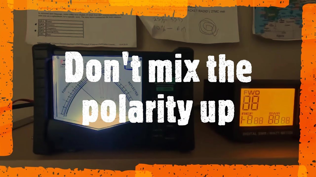 KPO Digital SWR AND POWER METER,WIRED UP WRONG NOT A GOOD IDEA...