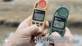 Kestrel Comparison: Applied Ballistics vs. 4DOF