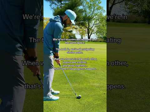 It’s not you vs them. We can share the same space. #golfswing #golftok #golfinspiration #golfcoach
