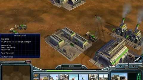 C&C Generals ZH | 2v2 on El Scorcho | USA (1 of 3)