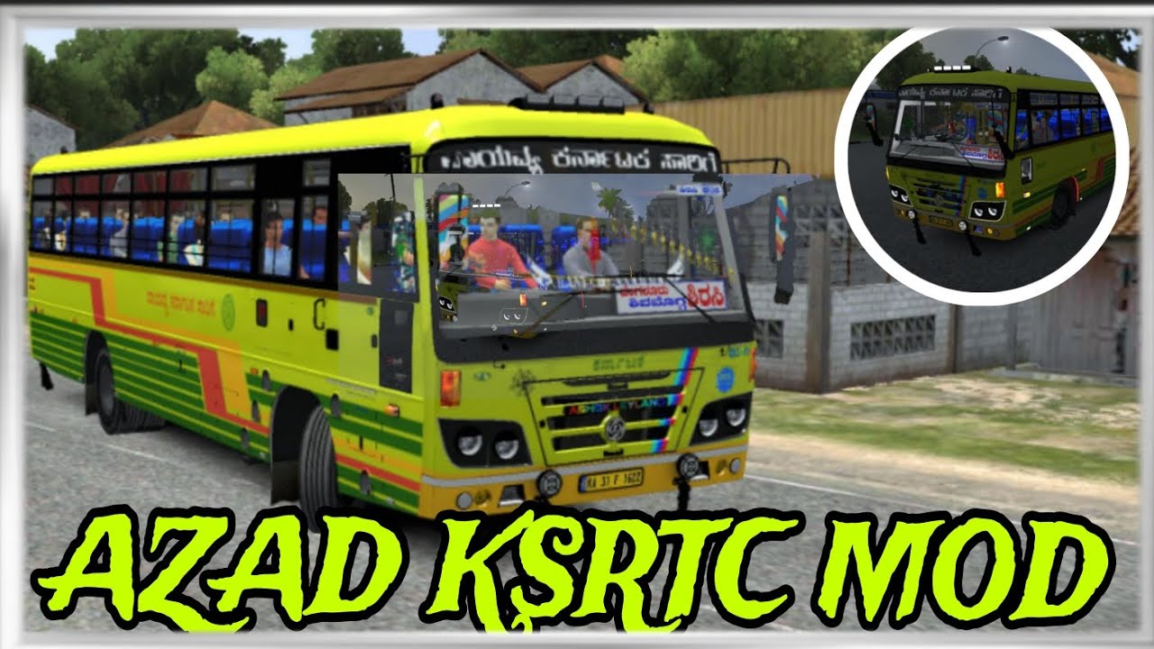 azad bus mod bussid (gaming store Indonesia) - YouTube