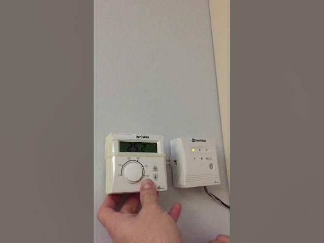 Demirdöküm Rf 6001 kablosuz Oda termostatı eşleştirmesi - YouTube