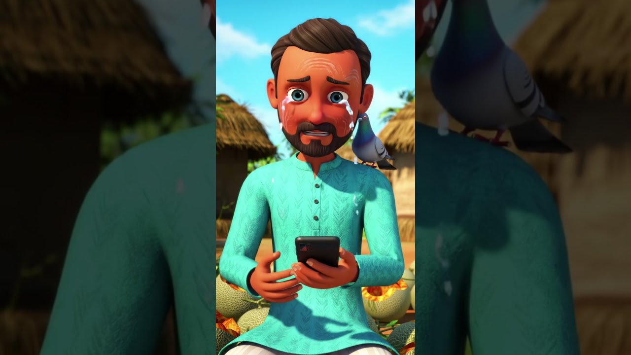 “A Poor Farmer and a Pigeon’s Friendship 🕊️💚 | Emotional Animation Story”