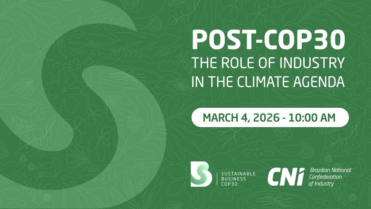 Post-COP30: the role of industry in the climate agenda - YouTube