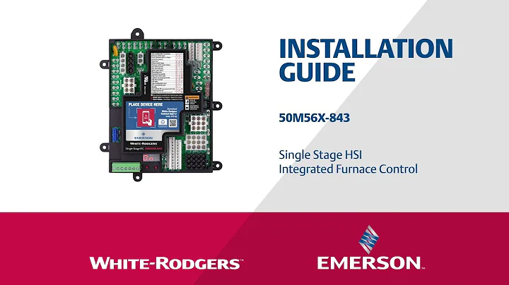 Universal Single Stage Furnace Control | Installation | 50M56X-843