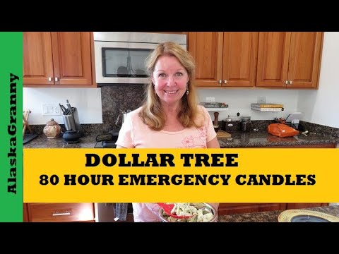 Testing 5 Hour Emergency Candles from Dollar Tree 