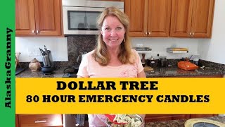 Testing 5 Hour Emergency Candles from Dollar Tree 