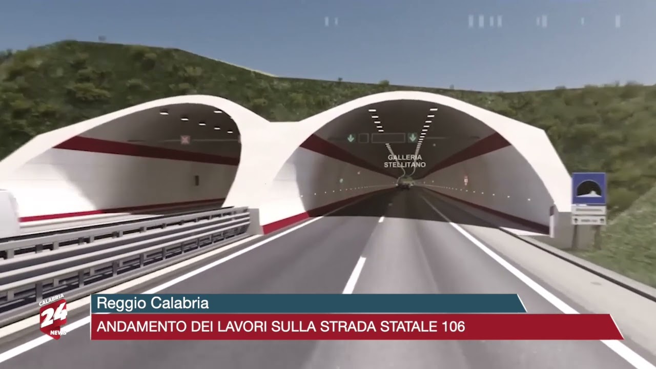 Reggio Calabria: andamento dei lavori sulla strada statale 106