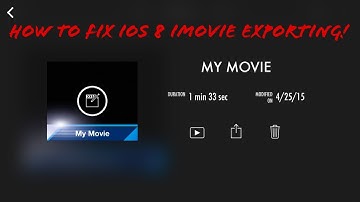How to Fix iOS 8 iMovie Exporting Problems (Super Simple and Easy Solution!) Instructional Video