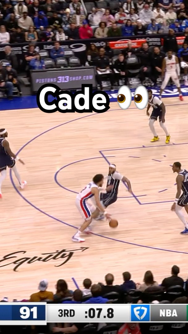 Cade gets downhill for the layup!