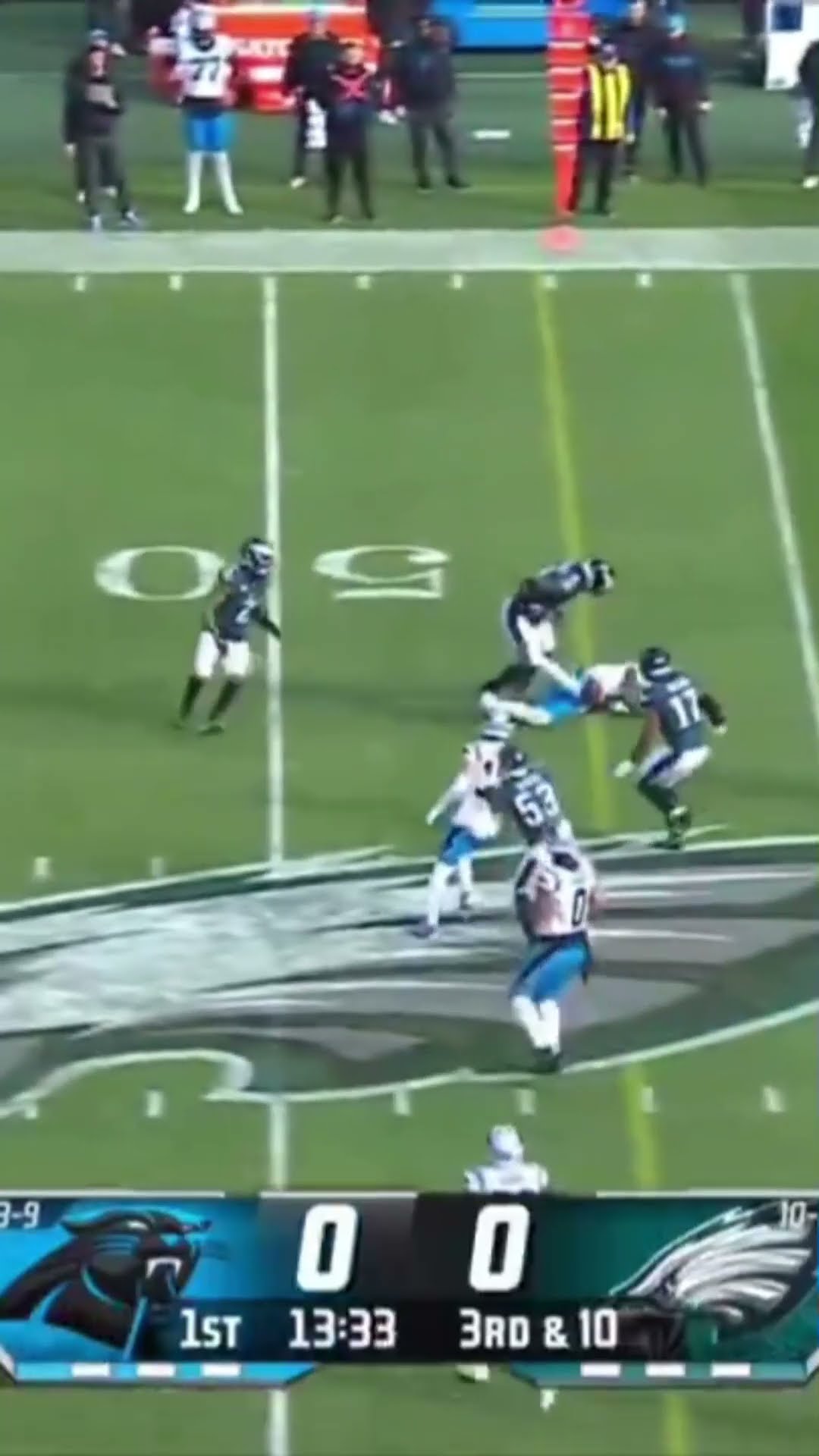 CJ Gardner-Johnson COMPLETELY LEVELS Xavier Legette on 3rd Down ? ?? Eagles vs Panthers Highlights