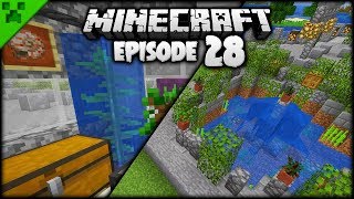 Minecraft Aquatic Home & Fountain! | Python's World (Minecraft Survival Let's Play) | Episode 28