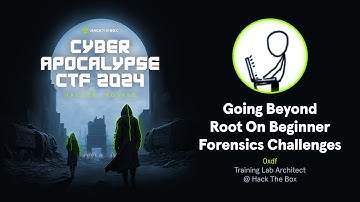 Going beyond root on beginner forensics challenges by 0xdf | Cyber Apocalypse 2024 workshops