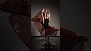 Model Poses For Photoshoot Ballet. Model Olga