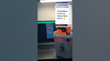 Smart Trash Bin System with ESP32 (DEMO)