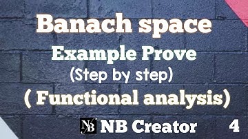 Lect: 05 /Prove that Euclidean space R^n is a  Banach space // Functional analysis//