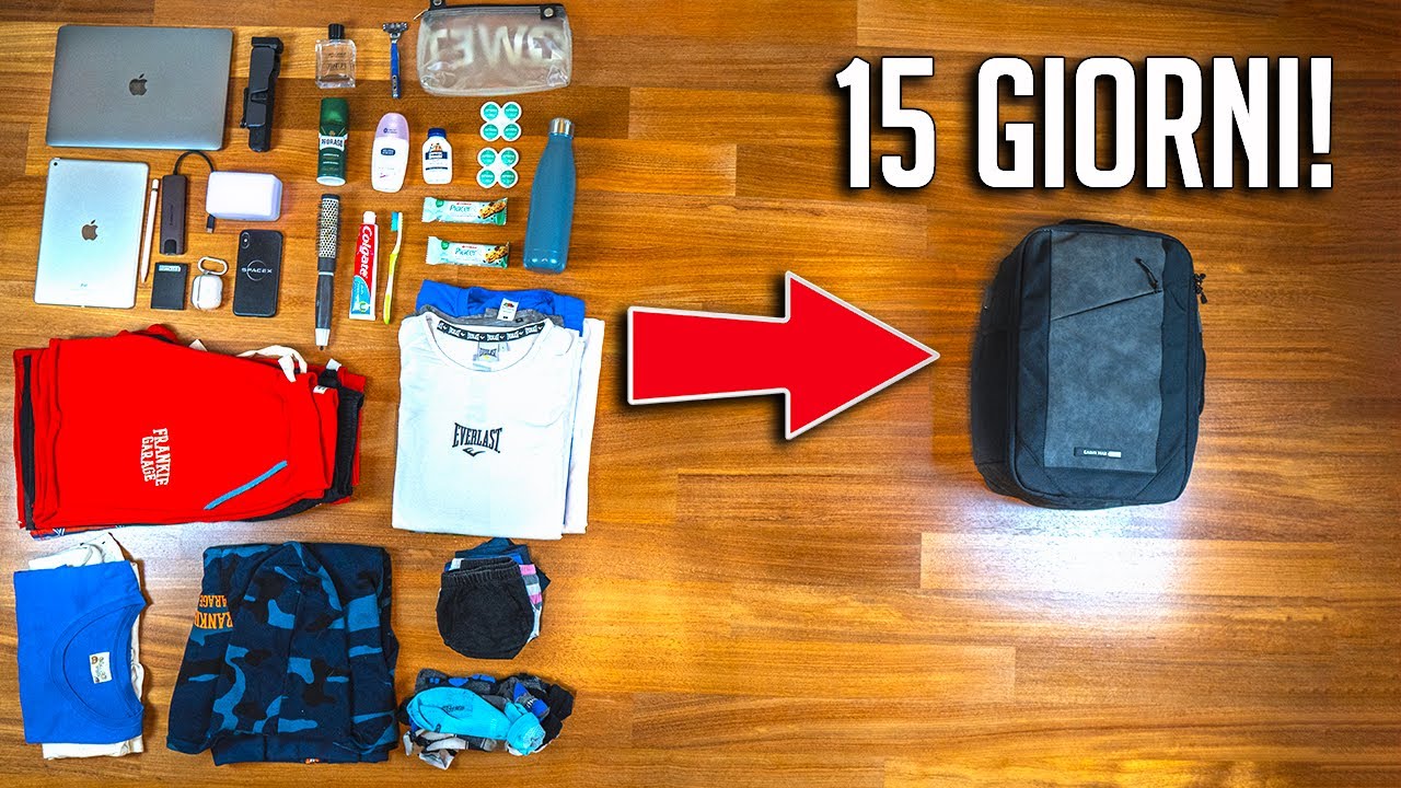 Preparo un Piccolo Zaino per un Lungo Viaggio