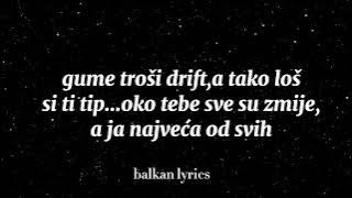 Breskvica x Teodora --Drift |balkan lyrics