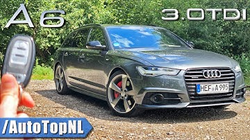 Audi A6 C7 Competition 3.0 BiTDI REVIEW on AUTOBAHN [NO SPEED LIMIT] by AutoTopNL
