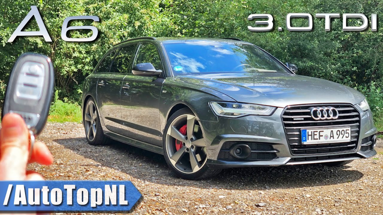 Audi A6 C7 Competition 3.0 BiTDI REVIEW on AUTOBAHN [NO SPEED LIMIT] by  AutoTopNL 