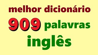 ✅ 909 Palavras em inglês com imagens para iniciantes