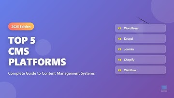 Top 5 CMS Platforms: Choose the BEST for Your Website in 2025!