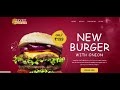Free Burger restaurant single page application source code | #finalcodelab #frontendprojects