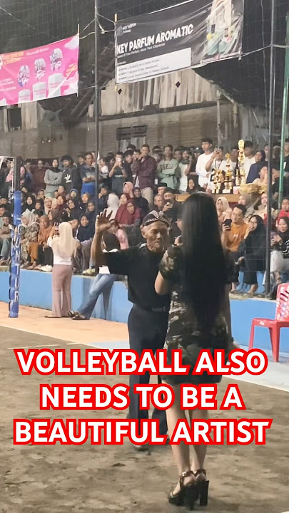 VOLLEYBALL ALSO NEEDS TO BE A BEAUTIFUL ARTIST