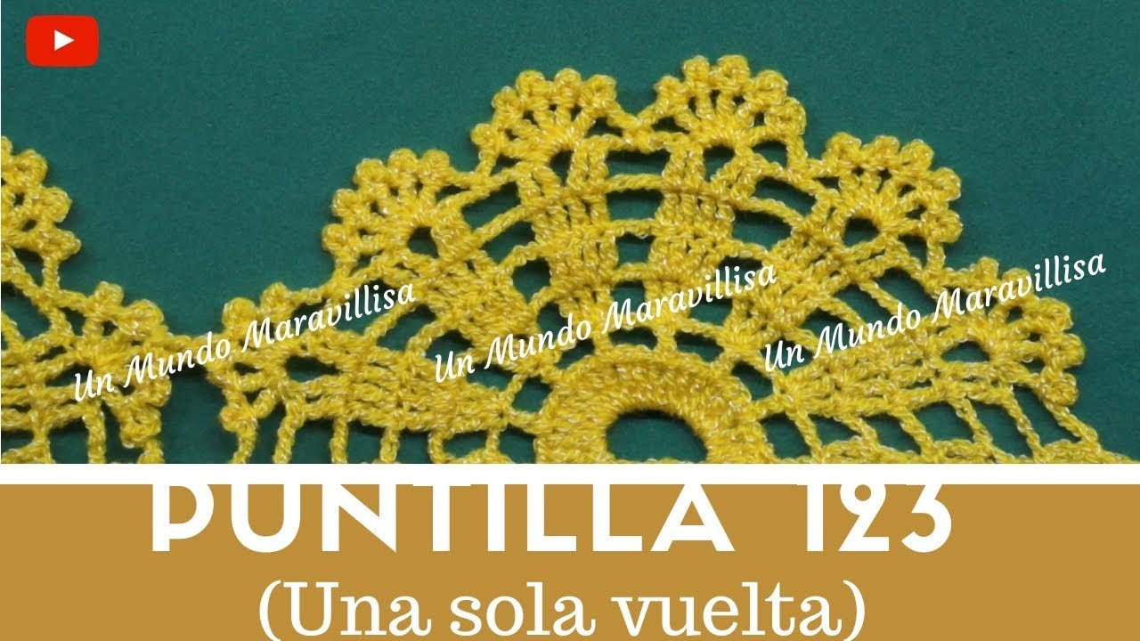 Puntilla 123 | Una sola vuelta | Puntillas Maribel