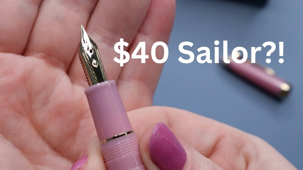 The Most Beautiful $40 Fountain Pen I've Ever Seen - YouTube