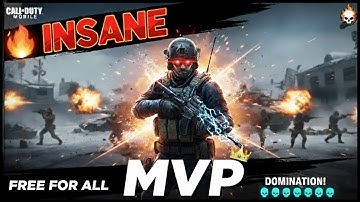 "INSANE MVP Gameplay on Crossroads Strike🔥 | Call of Duty Mobile Free For All Domination!"