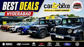 Best Secondhand Cars in Hyderabad  || with 2 years warranty || Car&bike Mahindra first choice || screenshot 2