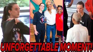 Caitlin Clark’s Heartwarming Chat With Barack Obama Has Fans Smiling! 