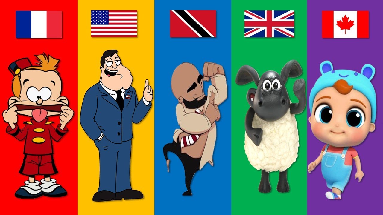 Cartoons From Different Countries | Pt.49 - YouTube
