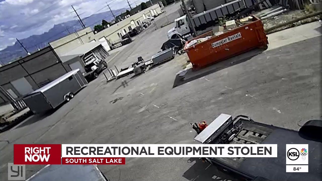 Police searching for people who stole trailer in South Salt Lake - YouTube