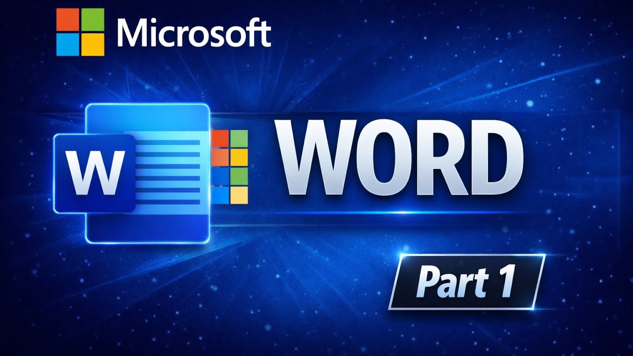 آموزش کامل Microsoft Word از صفر | قسمت 1 | شروع کار با ورد برای مبتدی‌ها