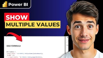 Hoe u meerdere waarden op één kaart in Power BI kunt weergeven (de eenvoudigste manier) (gids 2025)