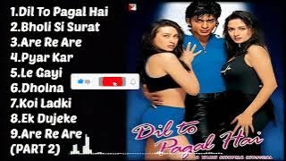 Dil To Pagal Hai 1997 Album Remastered in UHD Audio | A Symphony of Nostalgia! ❤️🎶🎧