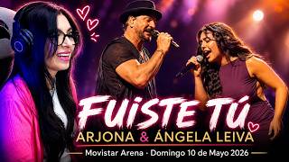 RICARDO ARJONA & ÁNGELA LEIVA – Fuiste Tú 💔 | Reacción emocional desde Argentina 🇦🇷