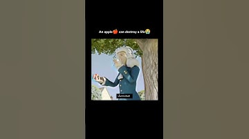 Apple🍎can destory a life 😂😂#apple #physics #funnyshorts #viral #funnyvideo #newtonslaws #trendingnow