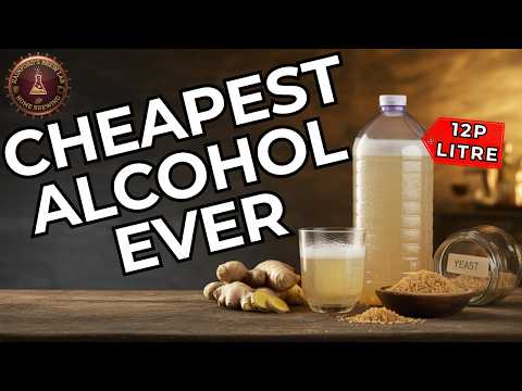 How To Make Alcohol For 12p Per Litre (Ginger Kick Ginger Beer)