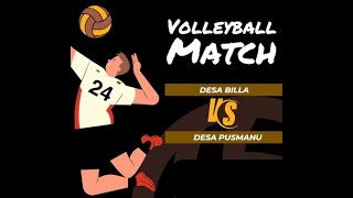 Pertandingan Bola Voli Di Desa Oeekam