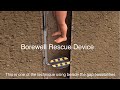 Borewell rescue mechanism device